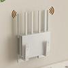 2/1PCS Wireless Wifi Router Rack Wall-mounted Storage Box Socket Strip Holder Bracket Punch-free Bracket