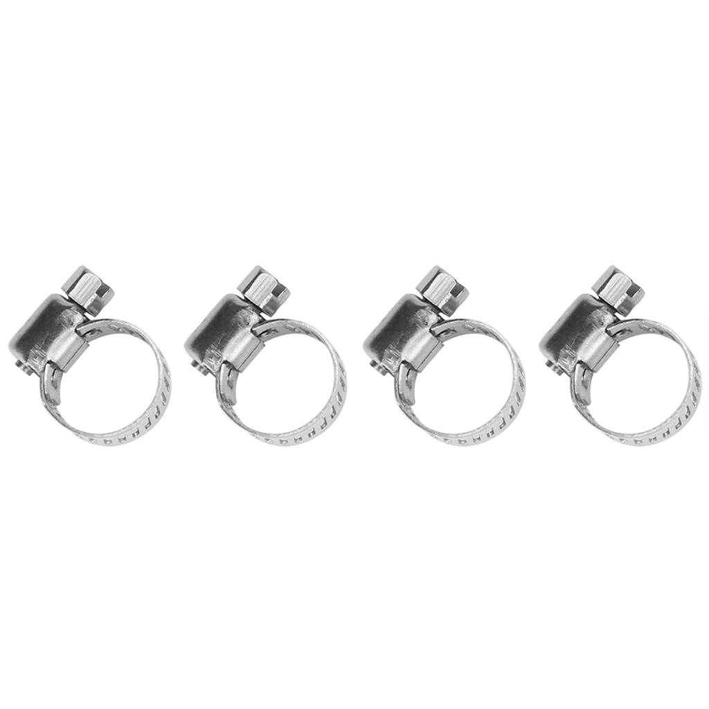 4PCS Threaded Ball Lock Keg Fittings Plastic Connector with Adapter Clamp