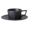 OCT Cup Saucer 80ml Black Safe 28893 & Microwave/Dishwasher