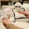 Soft Capybara Finger Puppet Simulation Plush Rabbit Doll Pendant Panda Plush Pendants Jewelry