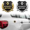 2026 Горячие Колпаки на ступицу для Renault Для Renault Megane 2 Duster Logan Captur Clio Fluence Kadjar 2 шт. 3D Наклейка на кузов/багажник автомобиля