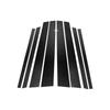 Car Window B-pillars Molding Trim Car Styling Accessories 3D Stickers for BMW E70 Carbon Fiber Carbon Fiber Window Trim Strip