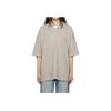 Fear of God Essentials Футболка с V-образным вырезом Весна-Лето 2024 Хизер Серый Мужская 125SU244211F