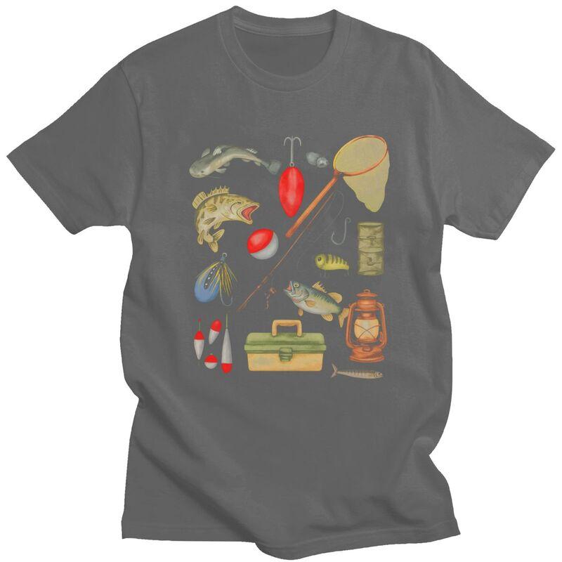 Fishing Gear Essentials T Shirts Men Women ShortSleeve Tshirt Streetwear Casual Graphic Tee Pure Cotton Slim Fit Clothes