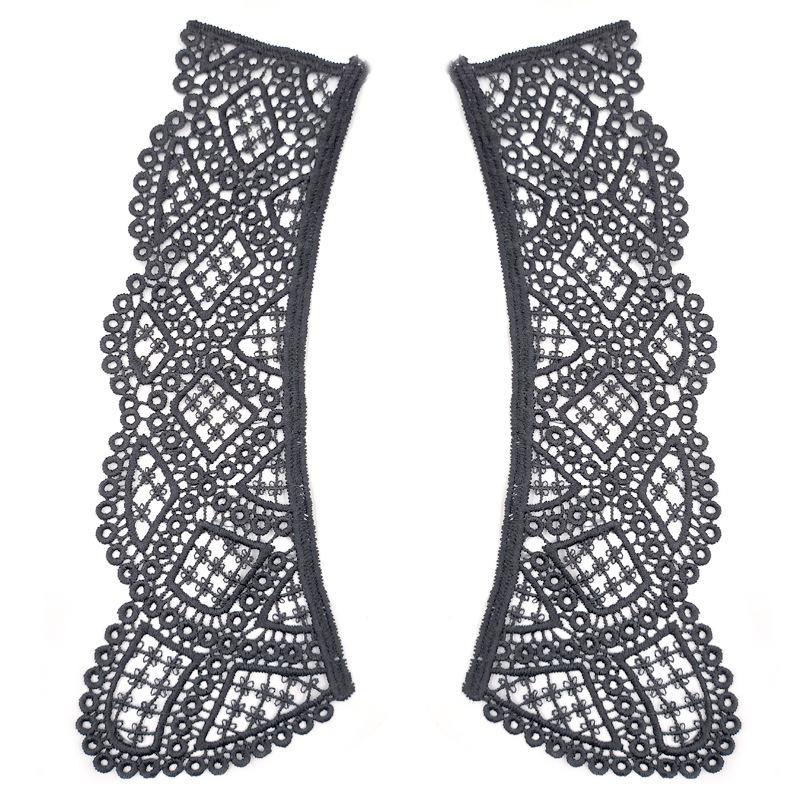 Milk Silk Embroidered Collar, Water-Soluble Lace False Collar, Hollow Corsage, Embroidered Shoulder Collar Accessories, Doll Collar.