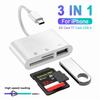 USB C кардридер для телефона Type C 3 в 1 SD TF CF кардридер Type C CF кардридер адаптер кардридер для камеры Plug and Play