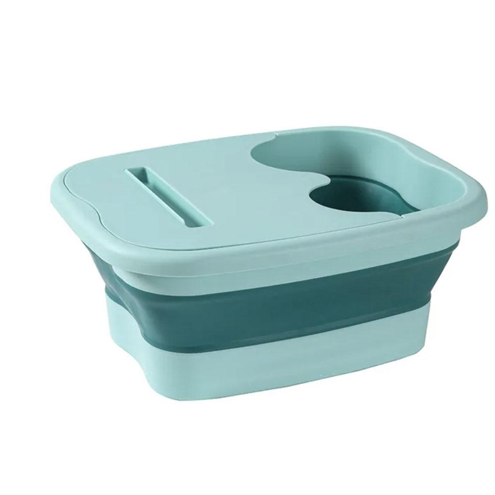 Foldable Footbath Massage Bucket Soaking Bucket Folding Basin Spa Foot Bath Bucket Household Sauna Bathtub Pedicure Bath Bathtub