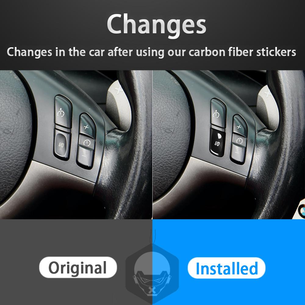 Для BMW E46 1998-2004 M3 VO кнопка ввода/вывода крышка управления рулевого колеса отделка отделка автоаксессуары автомобильные аксессуары