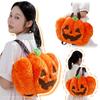 Cartoon Halloween Pumpkin Plush Backpack Doll High Quality Soft Orange Pumpkin Plush Bag Holiday Gift for Boys and Girls