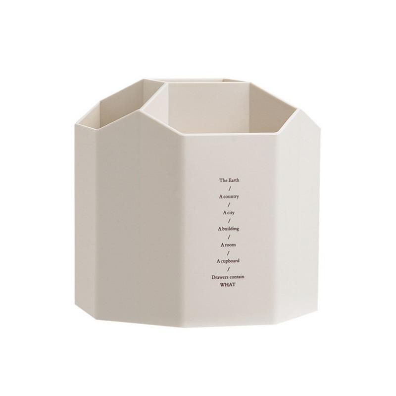 Настольные органайзеры, многофункциональные вращающиеся на 360 градусов держатели для ручек, креативные, большой емкости, настольные ящики для хранения школьных канцелярских принадлежностей