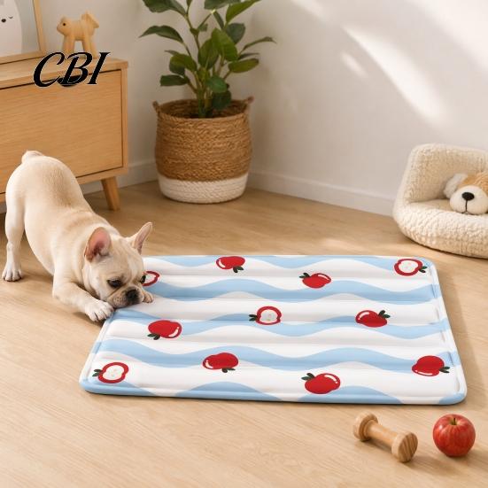 Non-toxic Pet Cooling Pad Gel Mat, Waterproof Dog Mat Bed, Summer Cooler for Cats Dogs Home Car Travel Use