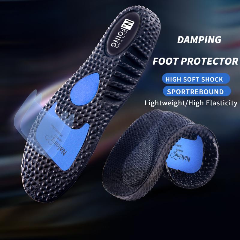 1 Pair EVA Insoles For Shoes Sole Shock Absorption Breathable Deodorant Cushion Running Insoles