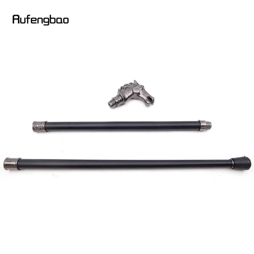 Трость для ходьбы с изображением лошадиной щетины, декоративная, винтажная, для вечеринок, модная, посох для ходьбы 93 см