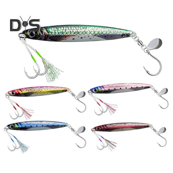 10,5 см/40 г приманка для джиговой рыбалки с острым крючком, реалистичная светящаяся быстро тонущая бионическая искусственная приманка, аксессуары для пресноводной и морской рыбалки