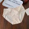 Seamless Light Luxury Mid-Waist Antibacterial Cotton Triangle Underwear for Girls