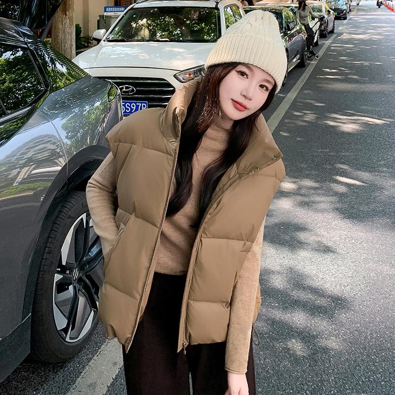 Свободный новый жилет с хлопковой подкладкой, модная верхняя одежда, универсальная корейская версия, иностранный стиль, 2024, новый темпераментный жилет, куртка