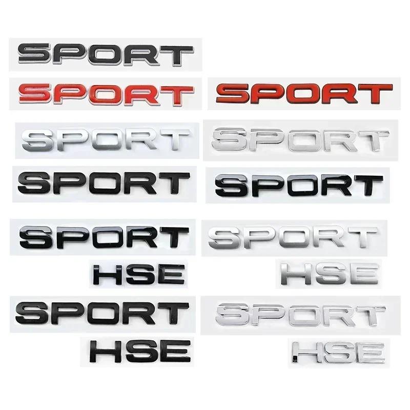 3D ABS Range Rover Car Bonnet Letters Logo Badge Emblem Sticker Accessories For Land Rover Discovery Defender Sport Evoque HSE SA6