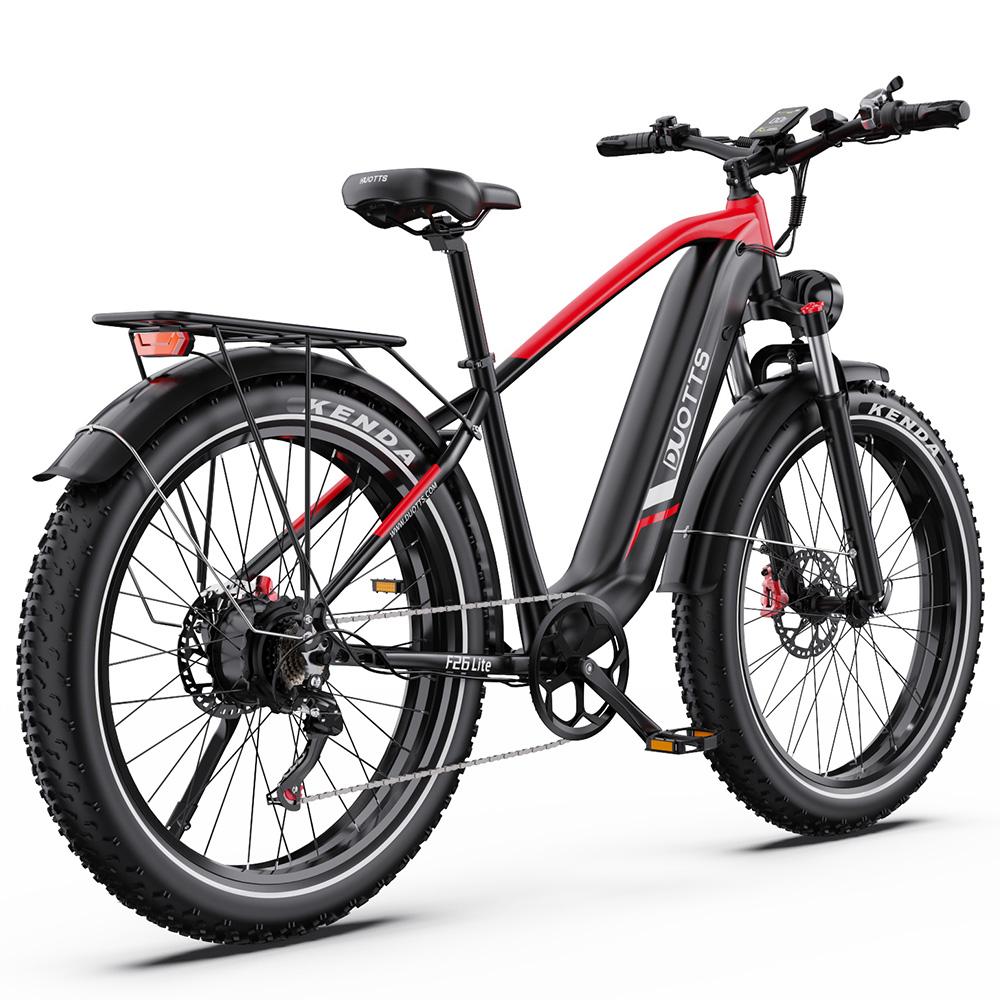 Duotts F26 Lite Electric Bicycle 750W Motor 26" Fat Tire Adult Electric Bike 48V 18AH LCD Display Max Load 150Kg With App