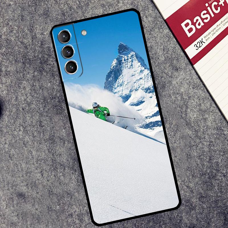 Чехол Ski Neige Snowboard для Samsung Galaxy S25 S26 Ultra S20 S21 S22 S23 S10 Plus S25 FE S24 Ultra Чехол