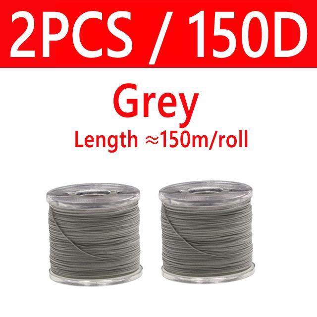 120D 150D 150 м сверхмощный медленный крючок для отсадки, нить для связывания, УФ-светящаяся леска для рыболовной приманки для морской воды, привязка к крючку
