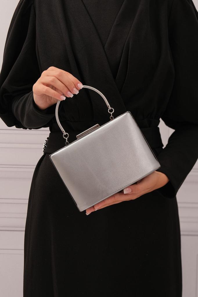 Women's Stylish and Useful Evening Dress Bag Women's Powder Fabric Evening Dress Clutch Portfolio Bag