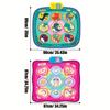 Kids' Interactive Music Blanket Electronic Dance Mat with Touch Sensors, Colorful Animal Designs Music Keyboard Learning Toy, Battery Powered 36V