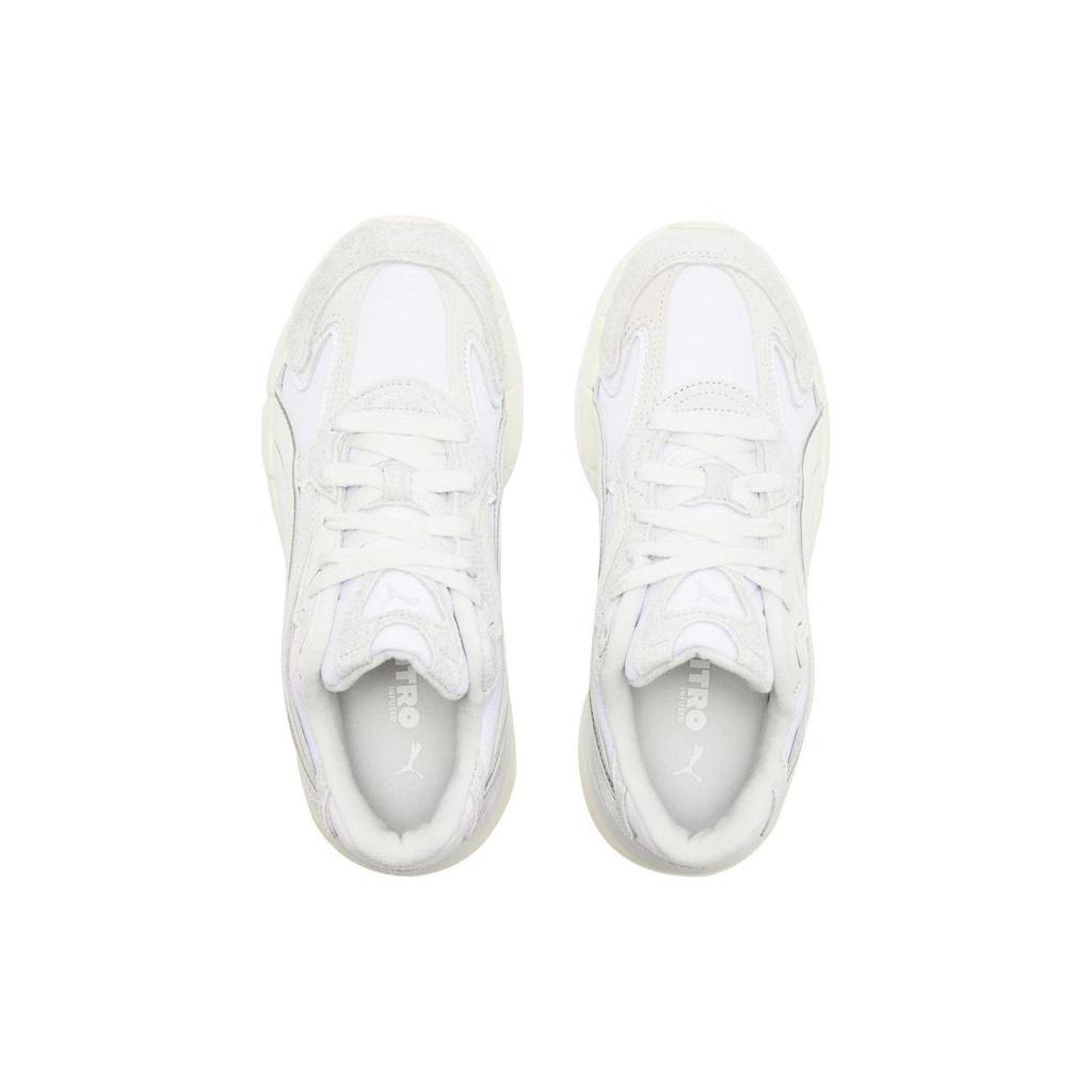 Puma Кеды Teveris Nitro из состаренной кожи, повседневные, унисекс, белые, серые, 390033-03