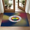 Fenerbahçe FC Design Crystal Velvet Rug Soft Decorative Mat for Bedroom Entrance