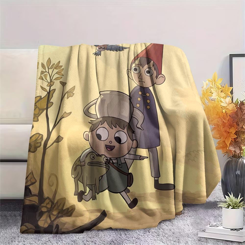 Outside the Garden Wall Print Flannel Blanket, High quality Comfortable for All Seasons, Home Decor, Warmth and Comfort