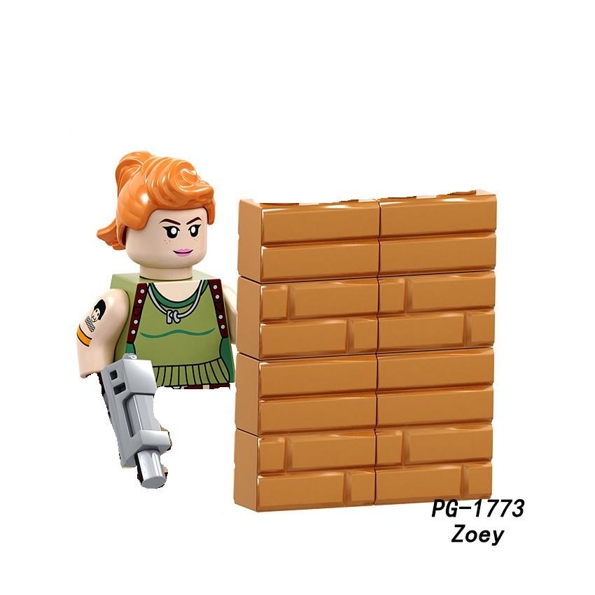 Популярный фильм 'Fortnite', экшн-мини-фигурки, скелетные воины, Зои, строительные блоки, детские игрушки, рождественские и новогодние подарки