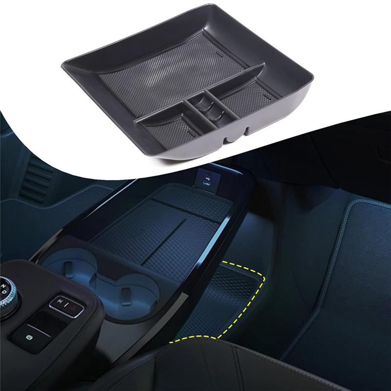 For Ford Mustang Mach-E 2025-2025 Central Control Lower Storage Box Organizer Tray Spare Parts Accessories-A99D