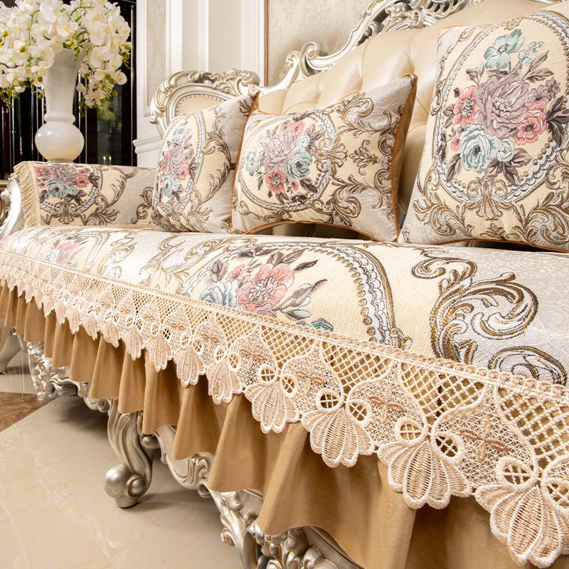 Роскошная европейская нескользящая подушка и чехол для дивана из натуральной кожи