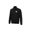 Knitted Full-Zip Stand Collar Jacket Men Jackets Black 530023-01