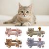 Pet Collar Lovely Perfect Gifts Corduroy Cartoon Kitty Pattern Pet Necklace Collar