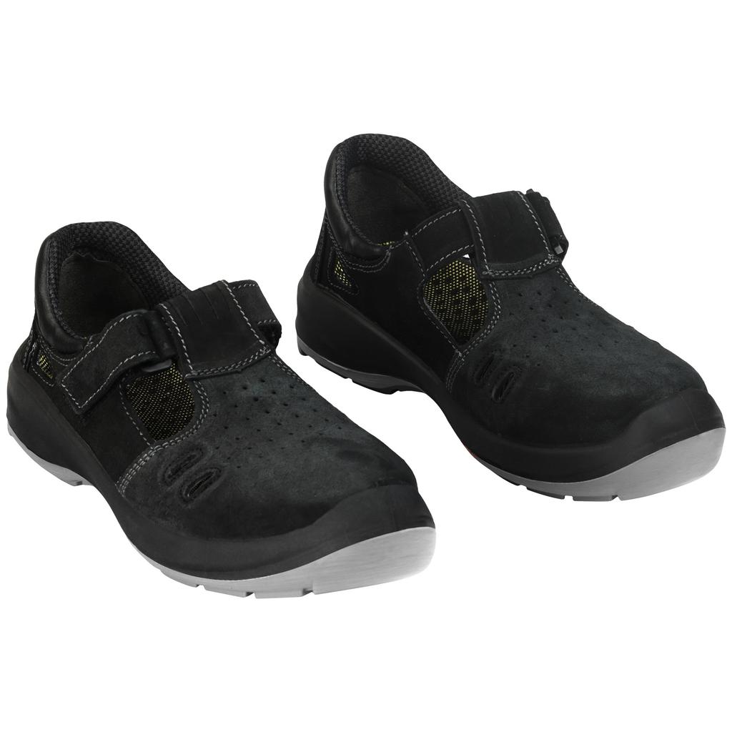 Safety work sandals with toe cap S1 41 safe QUALITY Vorstahl
