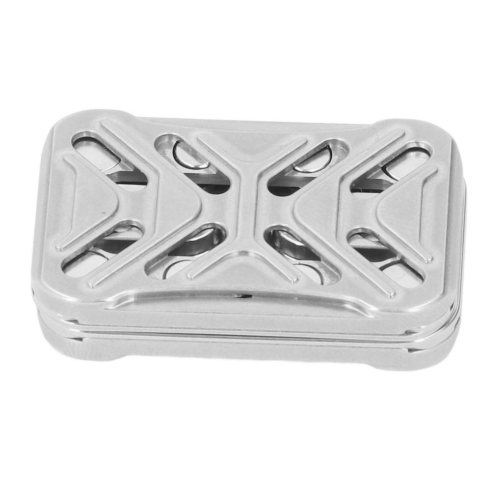 Тактильный слайдер из нержавеющей стали с полым толкающим слайдером, магнитом, обратной связью, снятием стресса, толкающим карточкой, игрушкой