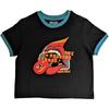 The Rolling Stones Unisex Adult Some Girls Lick Ringer Crop Top