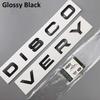 3D Letter Car Hood Bonnet Cover Emblem For Land Rover Range Rover Velar Sport Discovery 2 3 4 Defender Chrome Front Head Sticker JW9