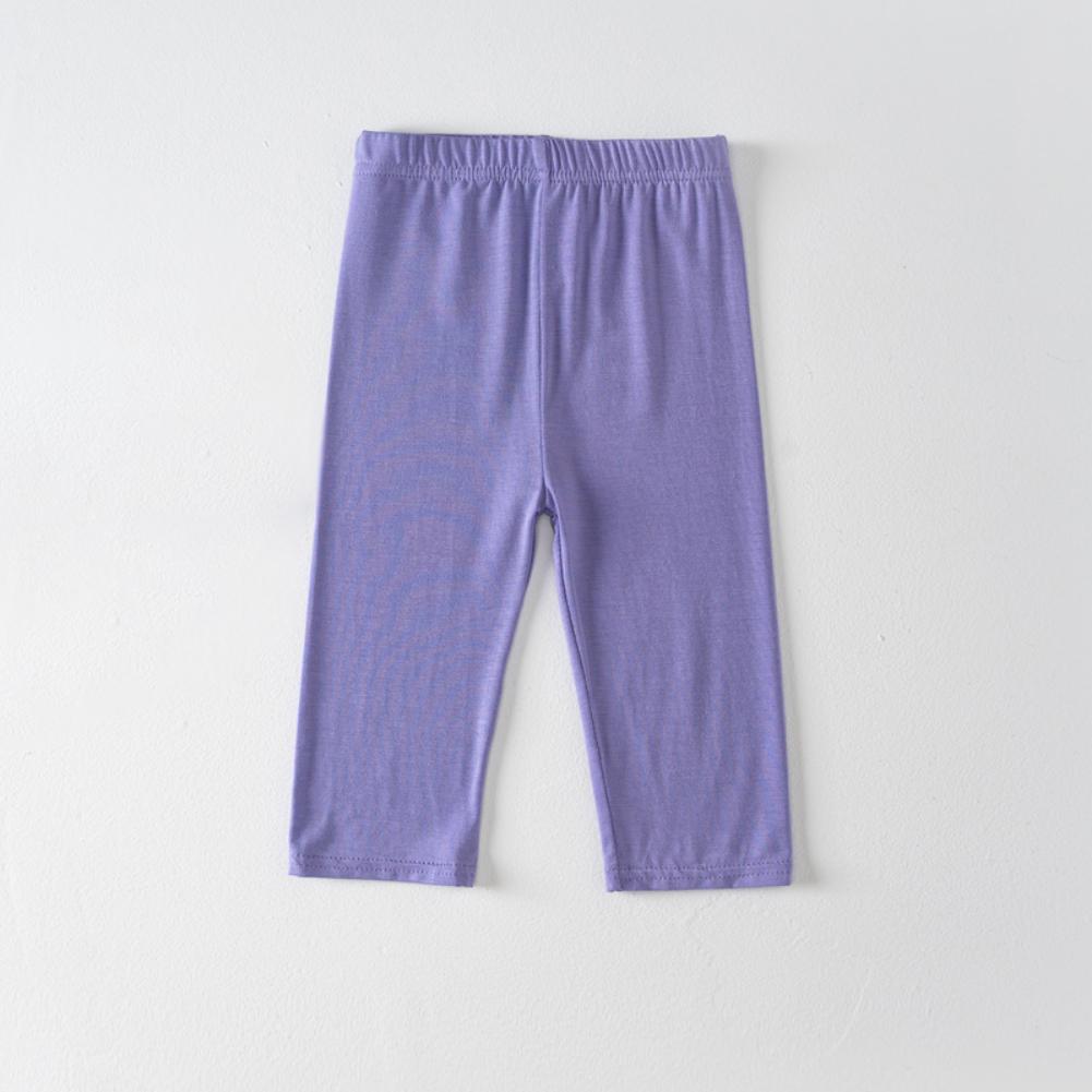 Защитные штаны для девочек, однотонные эластичные детские шорты