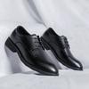 2025 весна и осень новые кожаные повседневные деловые кожаные туфли мужские британские остроносые туфли дерби 12238-R