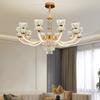 Хрустальная люстра для гостиной, современная простая атмосфера, для спальни, столовой, для гостиной, люстры