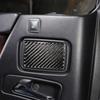 For Mercedes-Benz G-Class W463 2013-18 Soft Carbon Fiber Rear Ashtray Panel Decorative Sticker Interior Modification Accessories