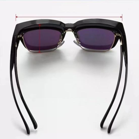 Anti Glared Polarized Sunglasses Over Glasses Night Vision Glasses Nighttime Driving Glasses UV400 Protection Wraparound Sunglasses