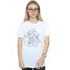 Disney Womens/Ladies Aladdin Princess Jasmine Constellation Cotton Boyfriend T-Shirt