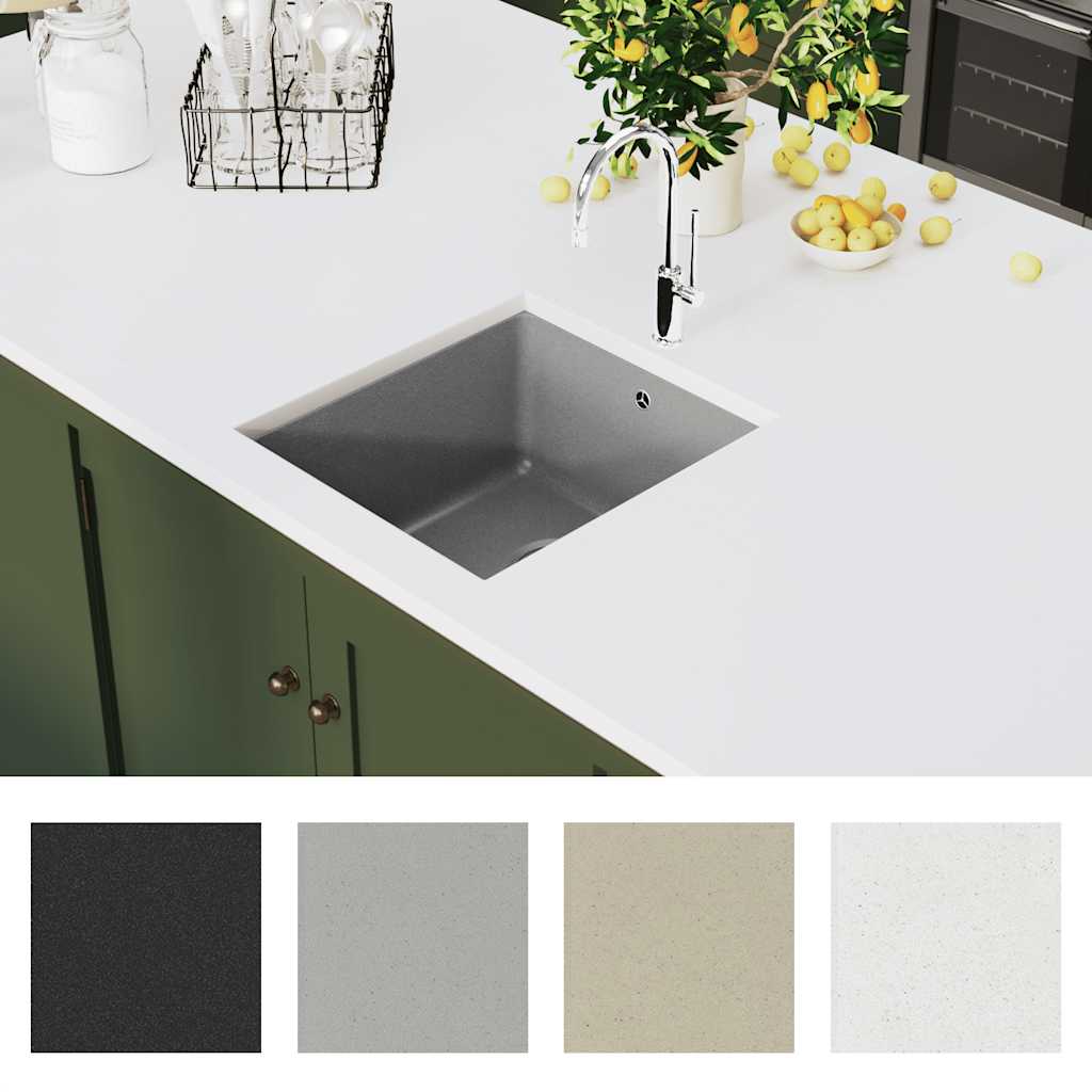 Granite Sink Single Bowl Grey