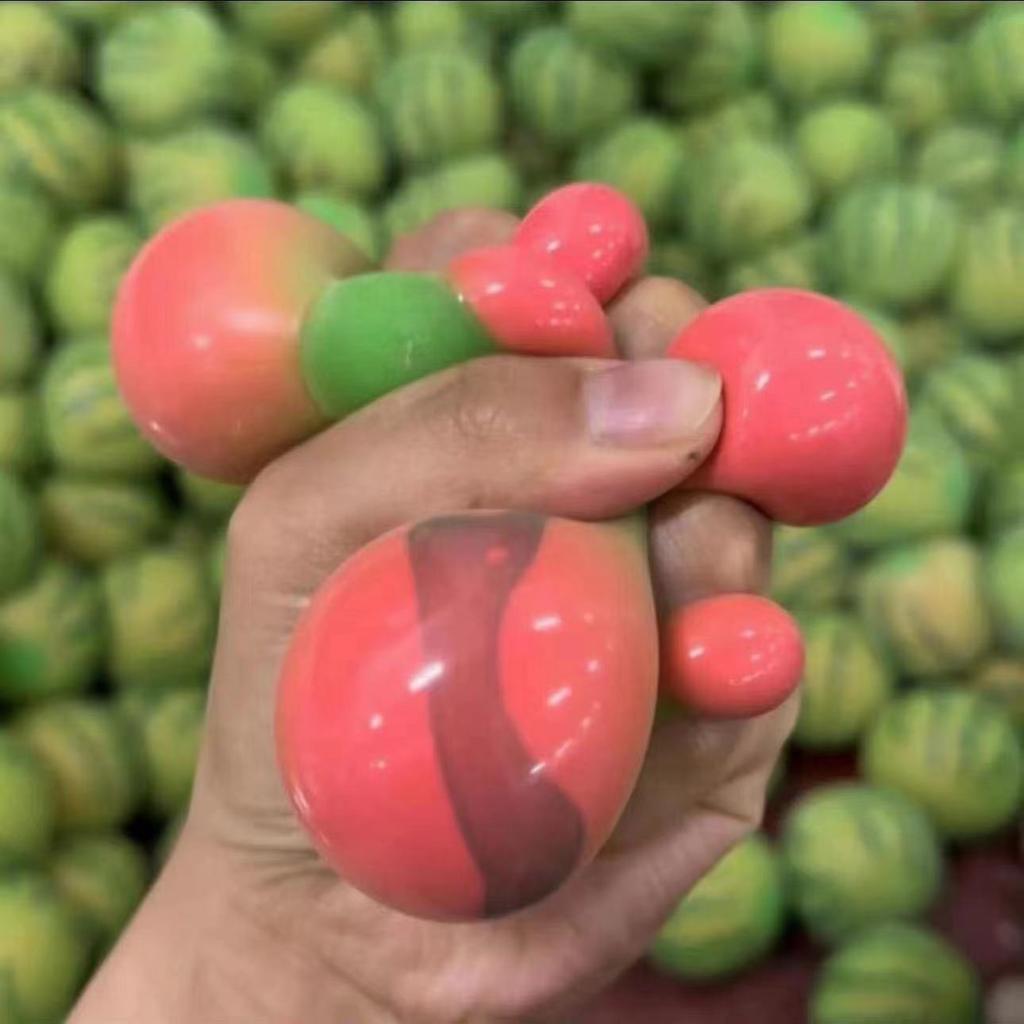 Summer Watermelon Color Changing Pinch Toy Slow Rebound Vent Decompression Artifact
