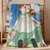 Классическое аниме Энн из Зеленых Крыш Фланелевое Мягкое Теплое Плюшевое Одеяло Диван Гостиная Домашнее Животное Дом Спальня Подарок Дом Автомобиль Портативное