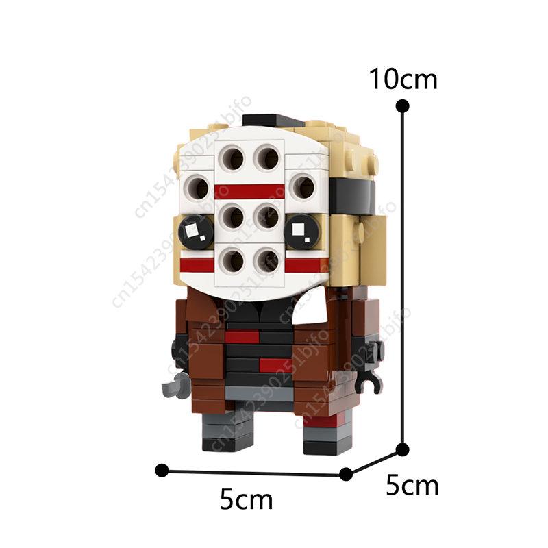 Moc Game Movie Series Brickheadz Фигурка Строительные блоки Сборка модели Аниме Фигурка Персонаж фильма Кирпичи Игрушка для детей