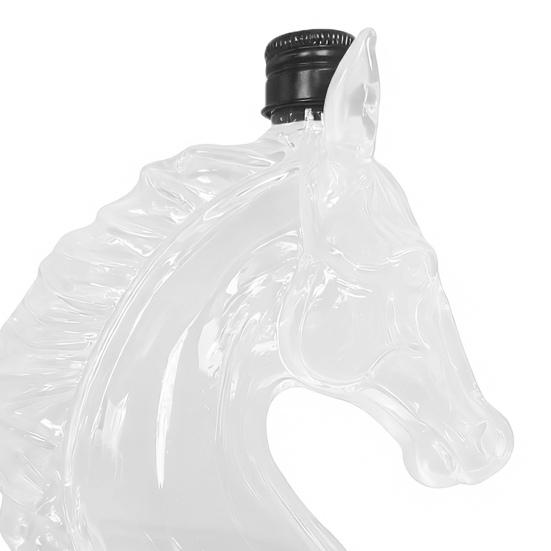 Стеклянный декантер для виски в виде лошадиной головы, бутылка для виски и вина, креативный контейнер для ликера, уникальный подарок для ценителей ликера, элегантный декор для домашнего бара