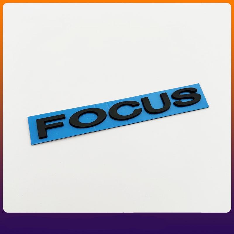 Car Styling Letter Emblem ABS Sticker Rear Bumper Trunk Badge Decals For Ford Focus MK1 MK2 MK3 MK4 Accessories